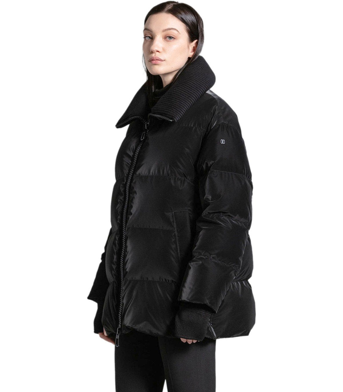 DUNO GLOSSY BLACK DOWN JACKET