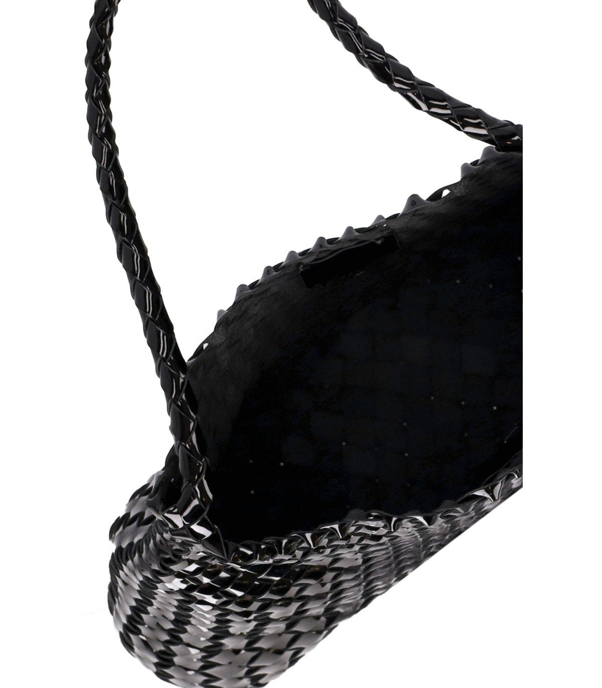 BORSA A SPALLA SANTA MARIA MINI NERA DRAGON DIFFUSION