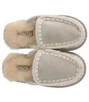 MOU FULL ESKIMO STICH SILVER BIRCH SLIPPER