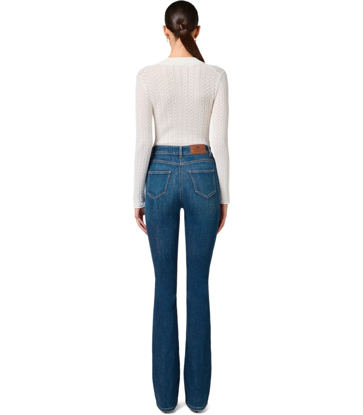 JEANS WITH BOW DETAIL ELISABETTA FRANCHI