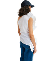 TOP HAVEN ASIMMETRICO BIANCO ESSENTIEL ANTWERP