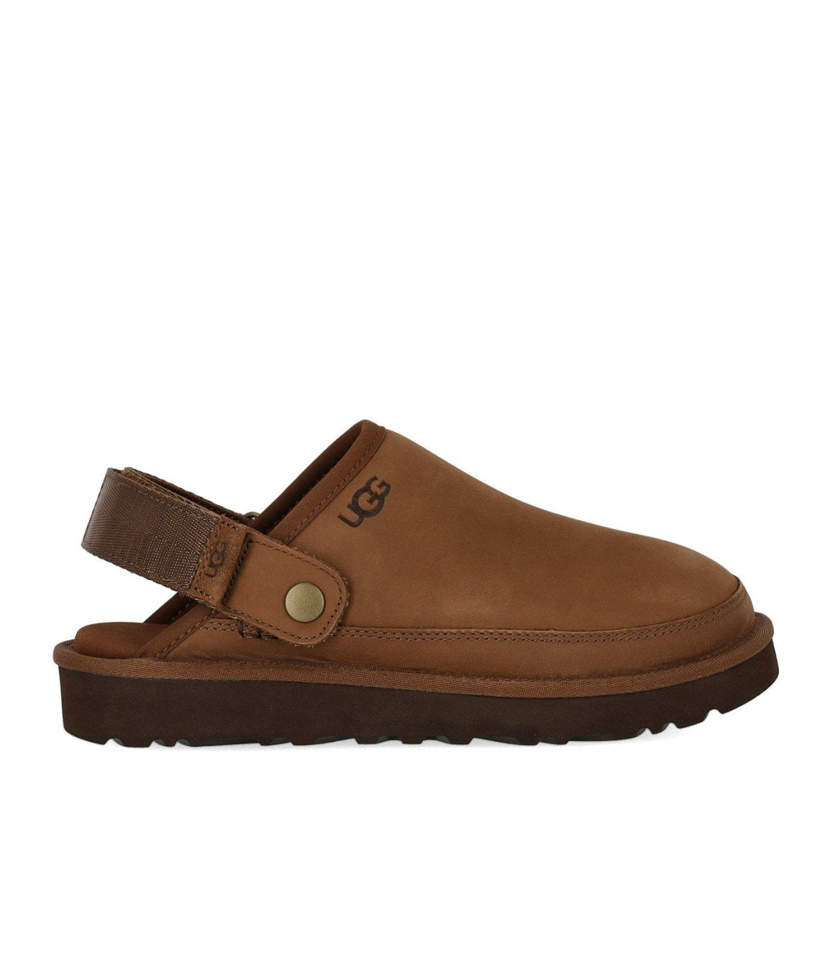 UGG GOLDENCOAST II NUBUCK DARK CHESTNUT CLOG – FerrarisBoutique display picture 1