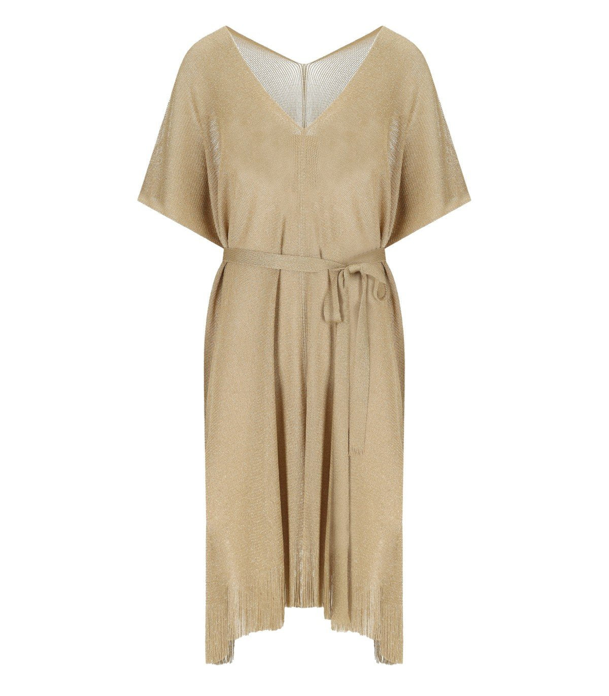 MAX MARA BEACHWEAR DONNOLA GOLD KIMONO