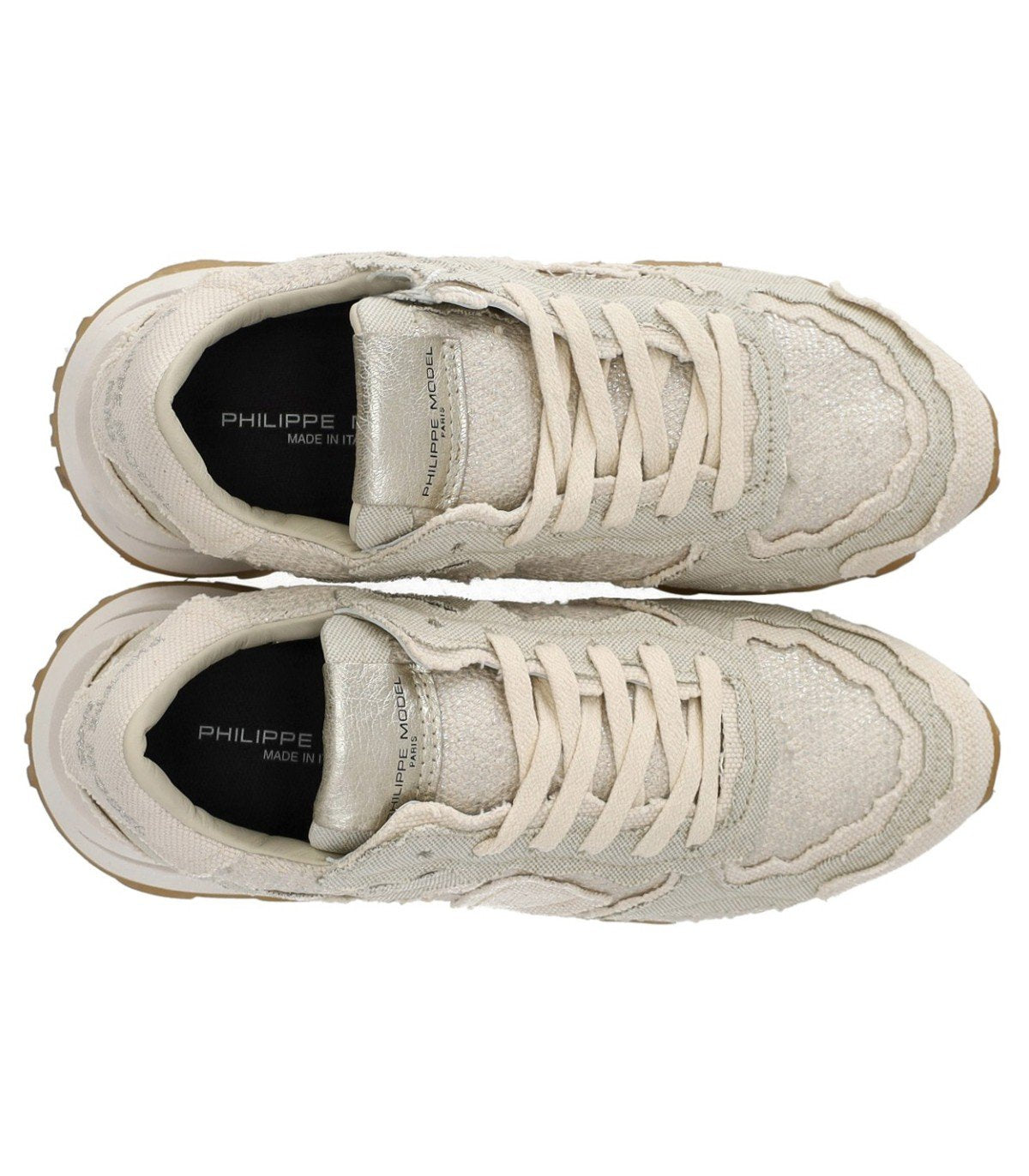 PHILIPPE MODEL TROPEZ DENIM BEIGE SNEAKER