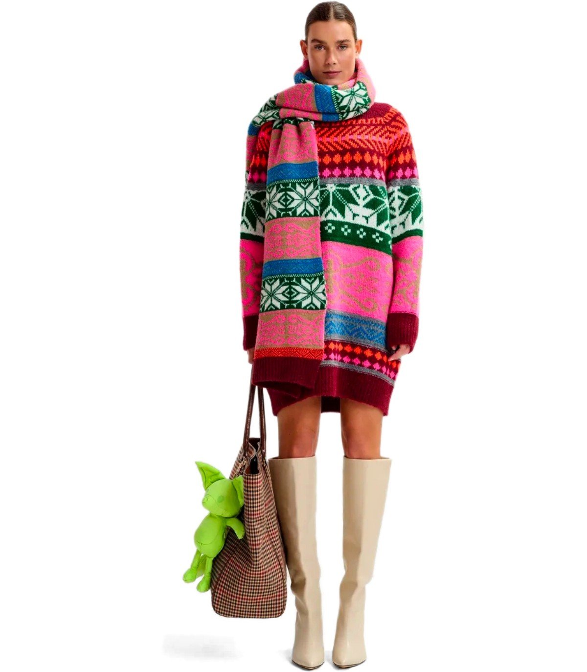 ESSENTIEL ANTWERP ICON MEHRFARBIGES KLEID