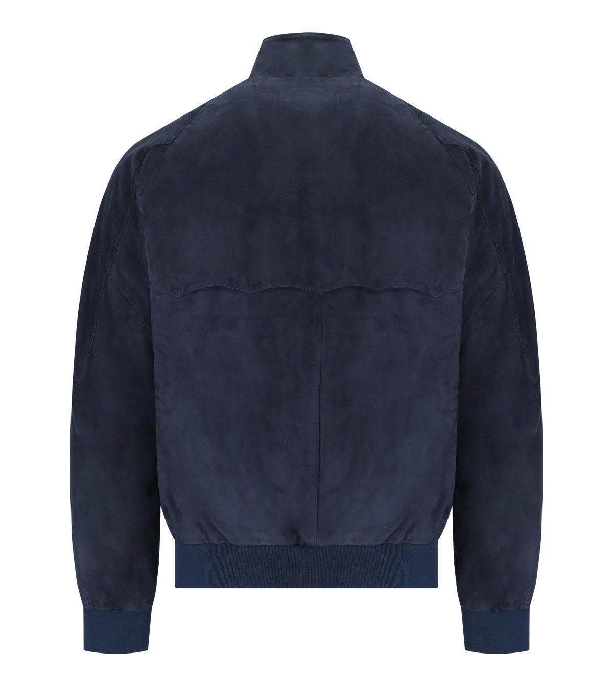 BARACUTA G9 SUÈDE NAVY BLUE BOMBER JACKET