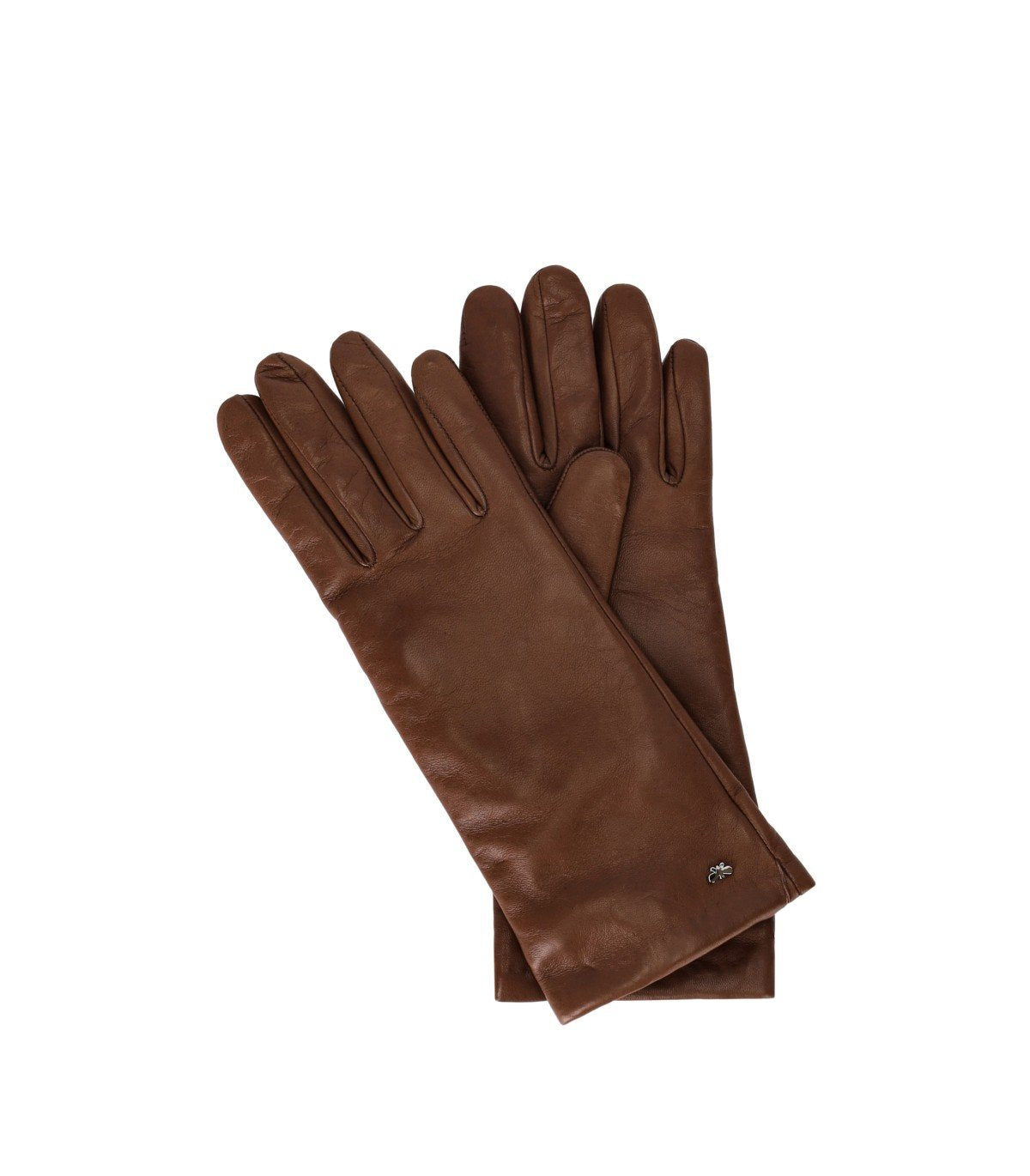 MAX MARA WEEKEND SENAPESHORT BROWN GLOVES