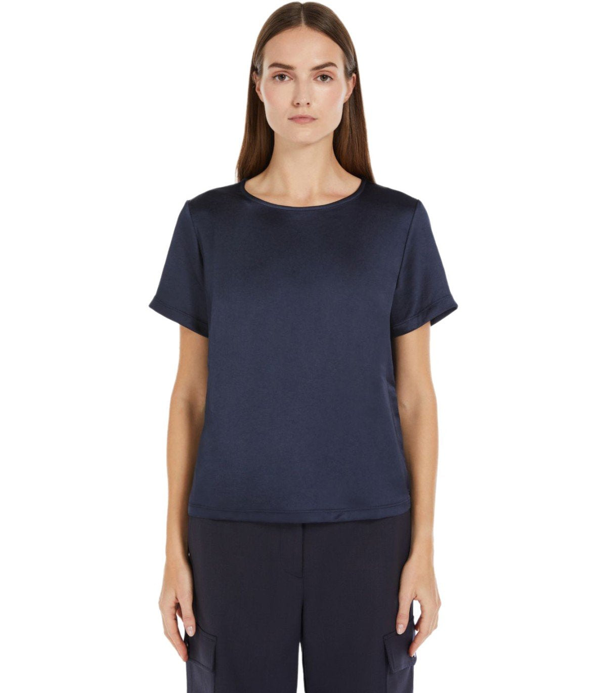 MAX MARA WEEKEND AMBURGO BLUE BLOUSE