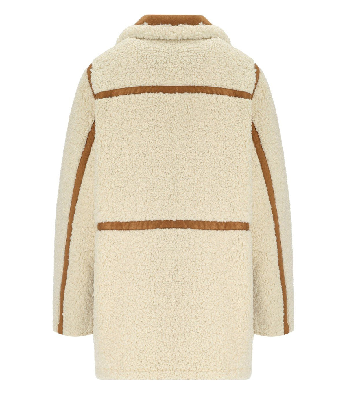 STAND STUDIO CHLOE ECRU DOUBLE-BREASTED JACKET