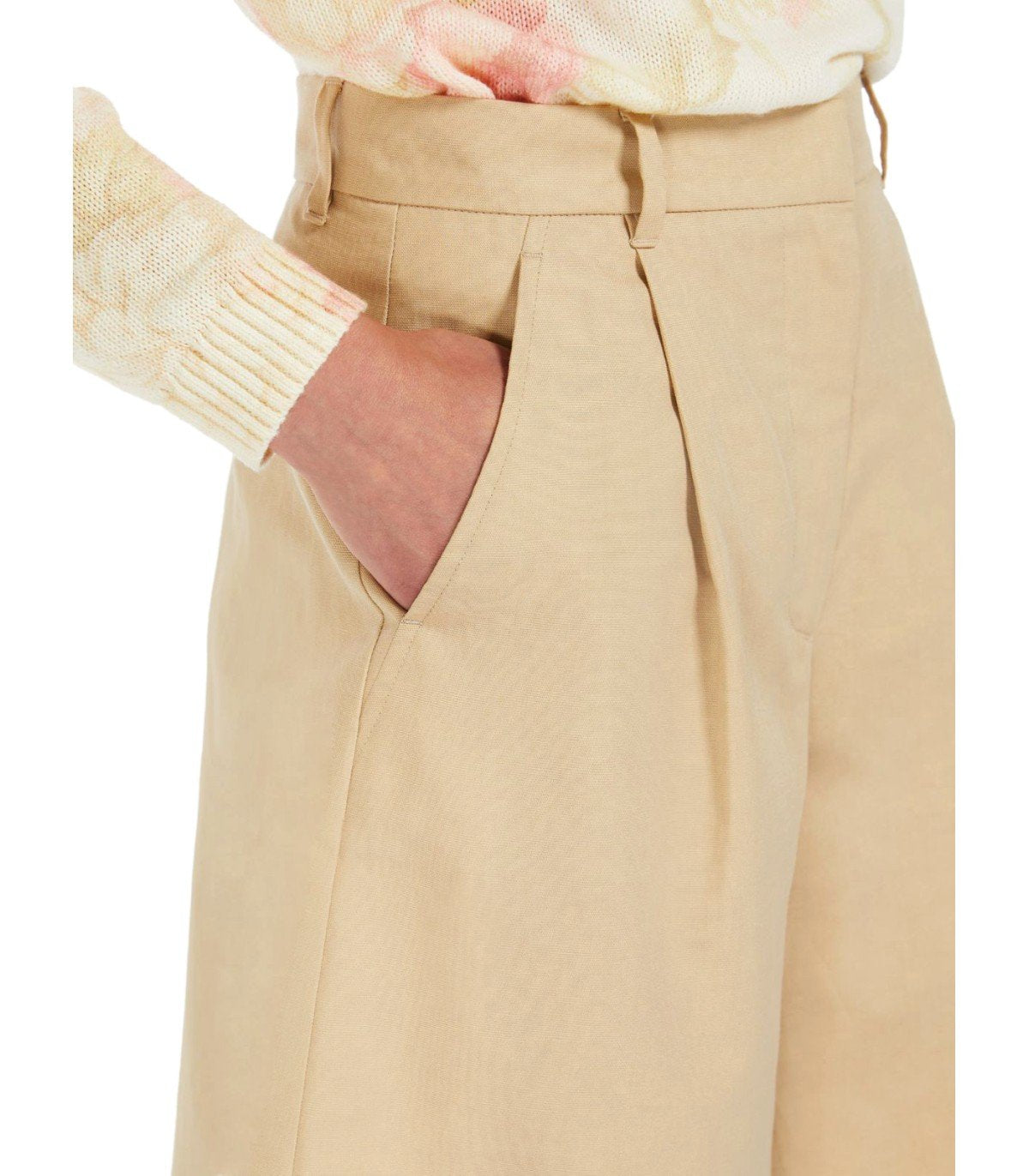 MAX MARA WEEKEND ECUBA BEIGE BERMUDA SHORTS