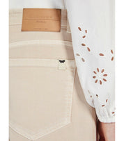 MAX MARA WEEKEND MEDINA SABBIA WIDE LEG JEANS