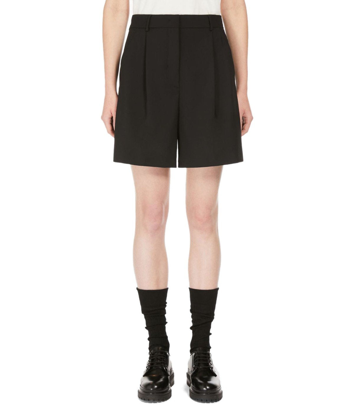 MAX MARA WEEKEND NABULUS BLACK BERMUDASHORT