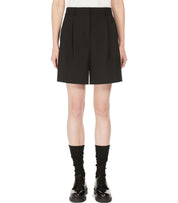 MAX MARA WEEKEND NABULUS BLACK BERMUDASHORT