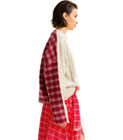 SUÉTER DE CUELLO REDONDO IFACE BLANCO ESSENTIEL ANTWERP