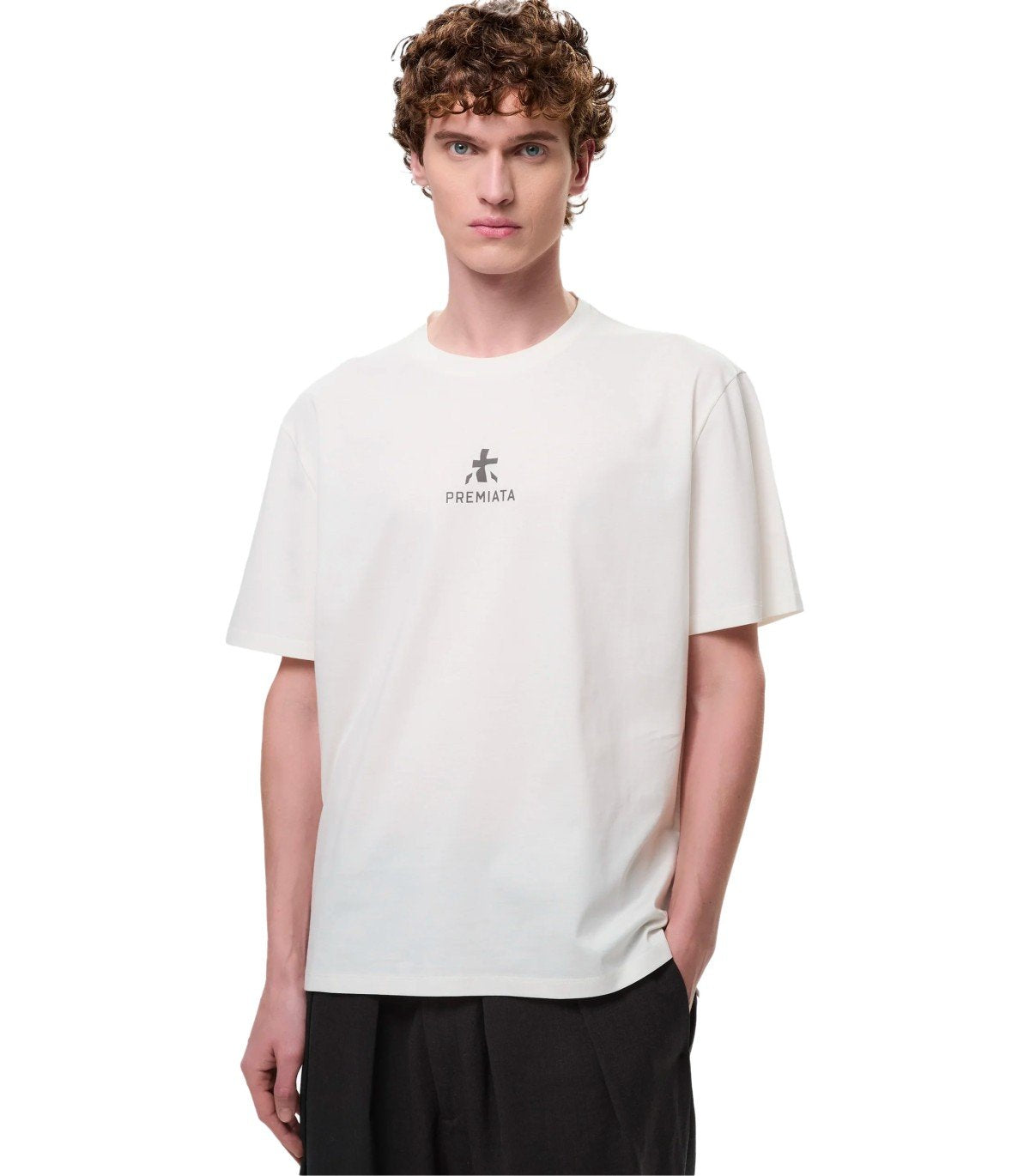 PREMIATA WHITE JERSEY T-SHIRT
