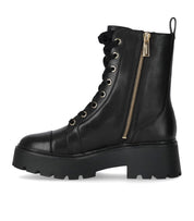 MICHAEL KORS BLAKE BLACK COMBAT BOOT