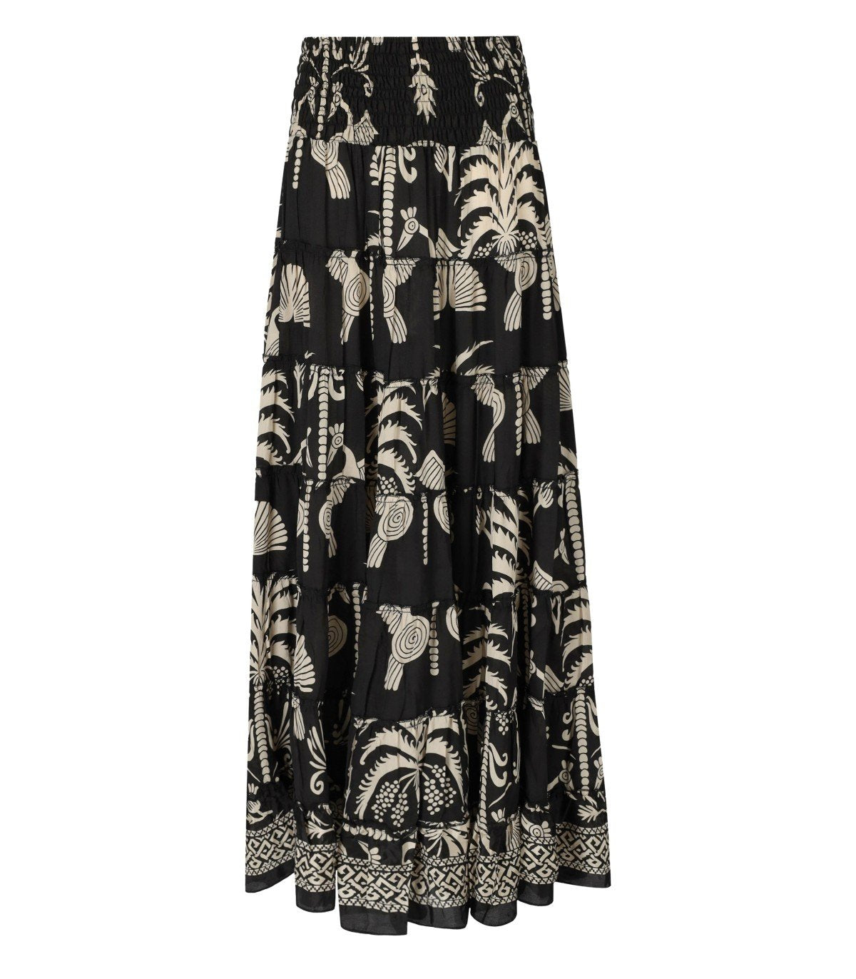 PAHIESA FORMENTERA BLACK LONG SKIRT