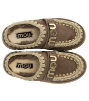 MOU BOUNCE WELT SUEDE ELEPHANT GREY CLOG