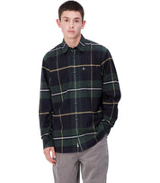 CARHARTT WIP L/S GARNETT CHECK SYCAMORE TREE SHIRT