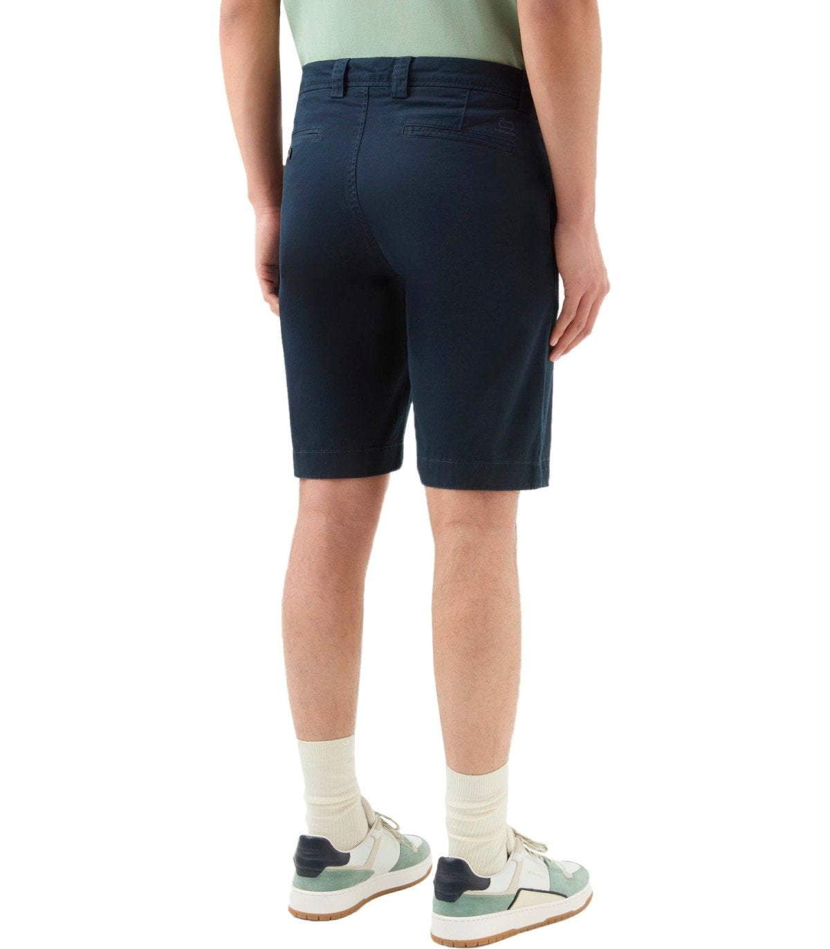 WOOLRICH CLASSIC CHINO BLUE BERMUDA SHORTS