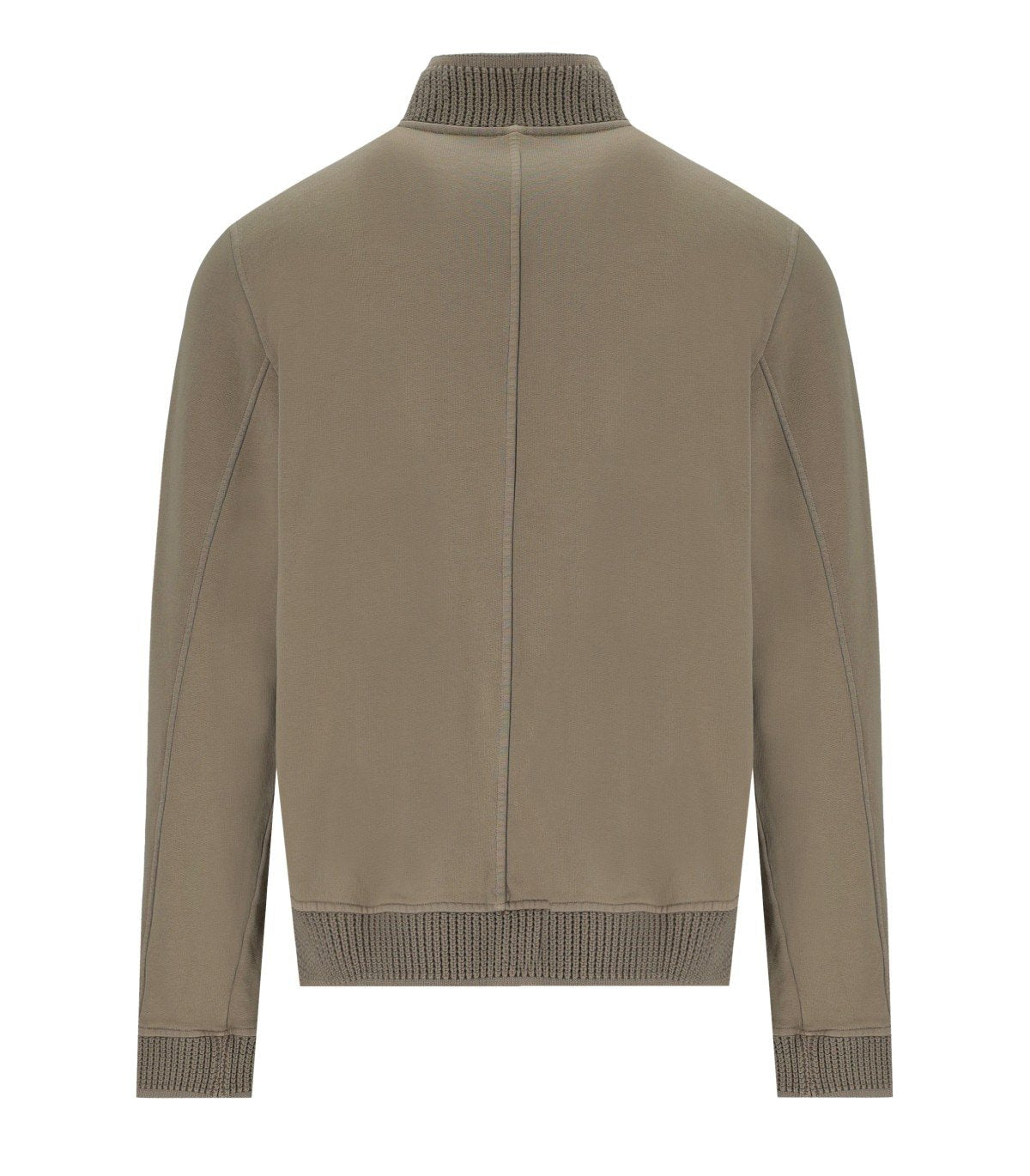 H953 MUD KNITTED BOMBER JACKET