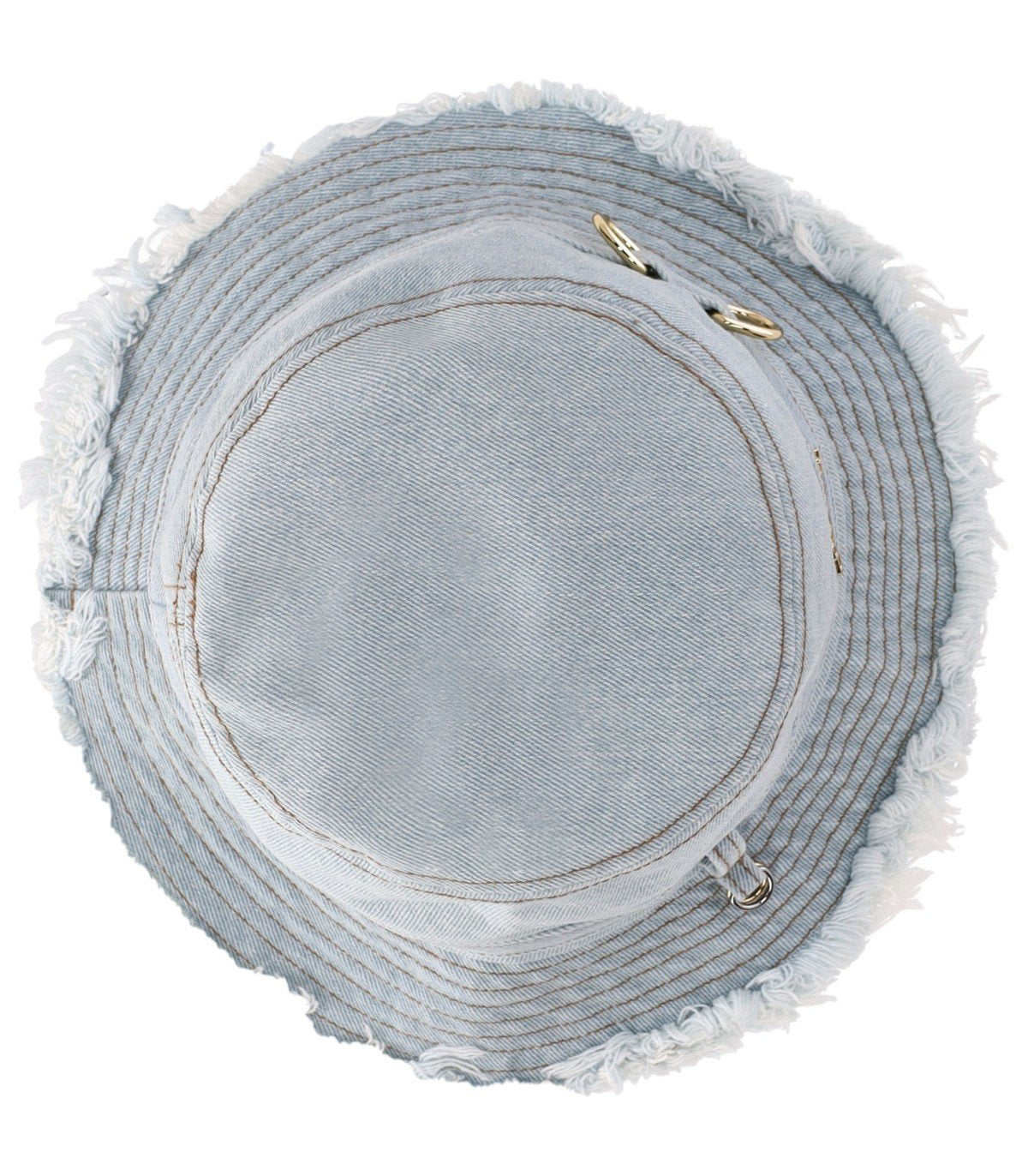 CAPPELLO FADED DENIM GANNI