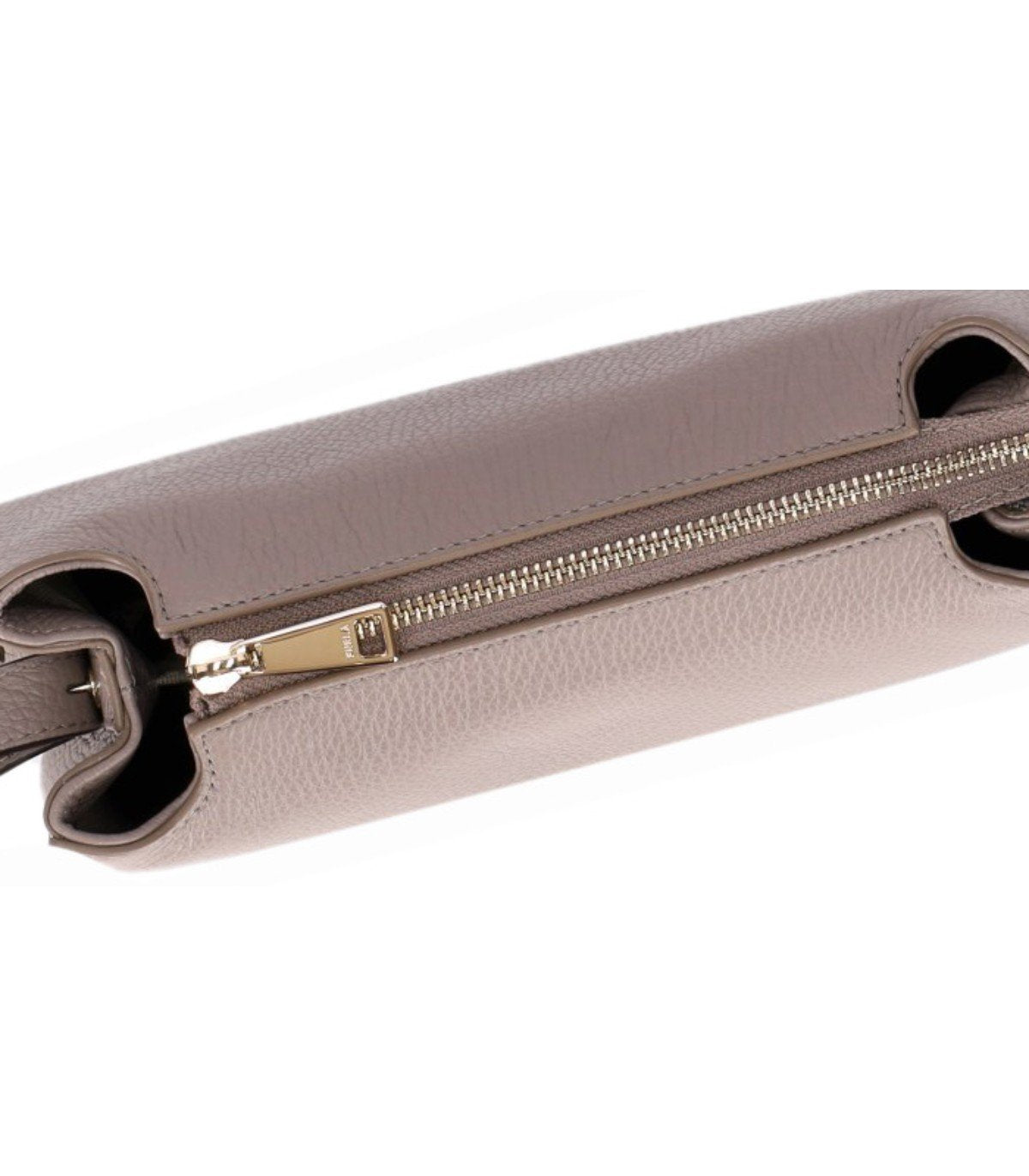 FURLA NUVOLA S STUCCO GRAY CROSSBODY BAG