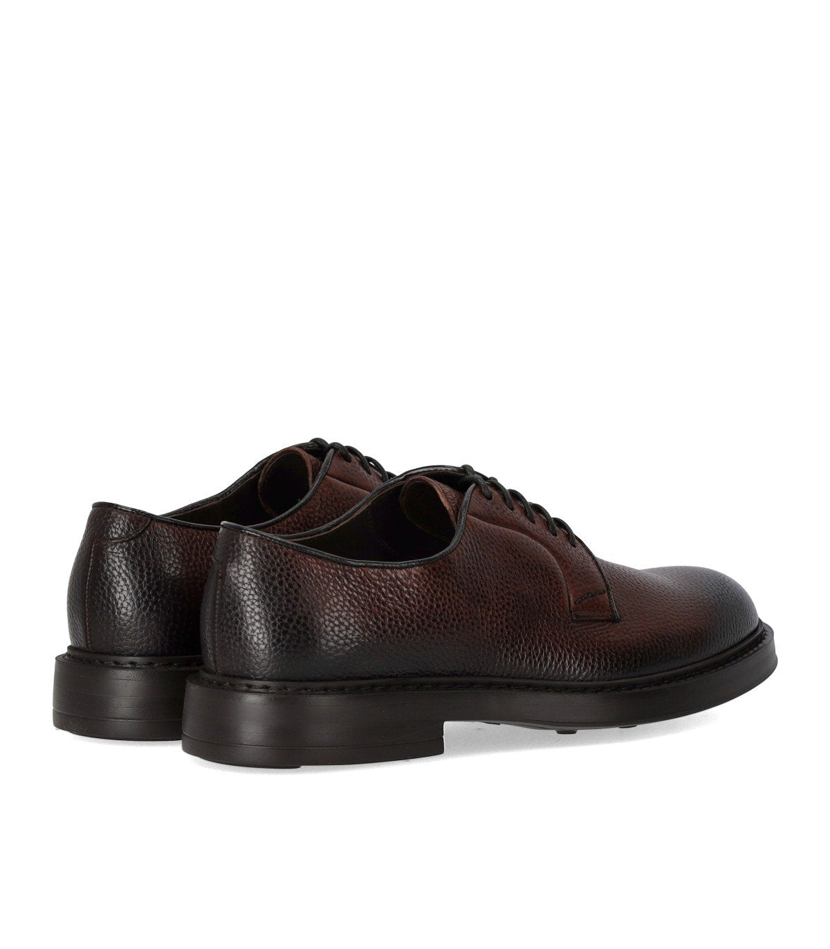 DOUCAL'S INCA BROWN DERBY LACE-UP SHOE
