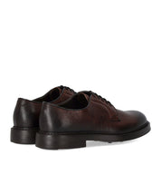 DOUCAL'S INCA BROWN DERBY LACE-UP SHOE