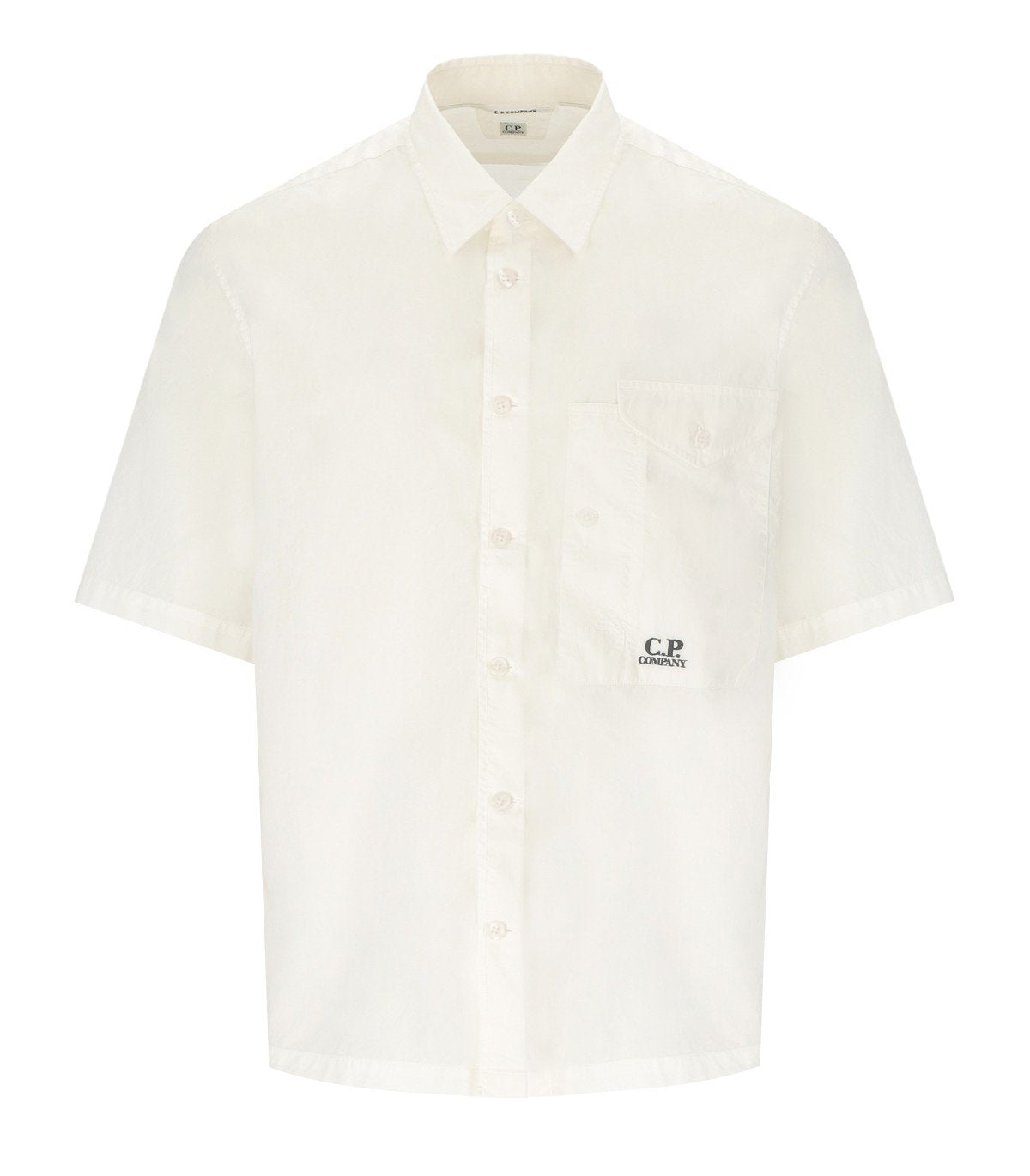 C.P. COMPANY OFF-WHITE SHIRT WITH POCKET