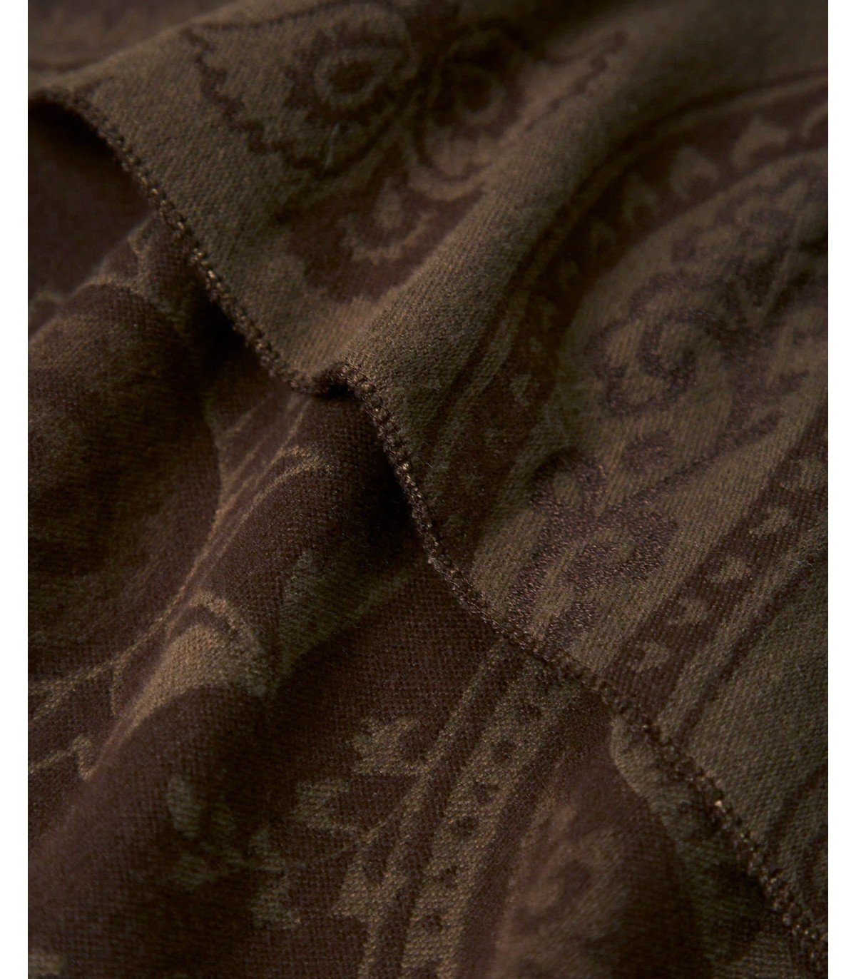TWINSET BROWN PAISLEY SCARF