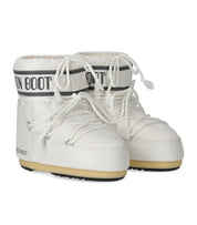 MOON BOOT ICON LOW NYLON WHITE SNOW BOOT