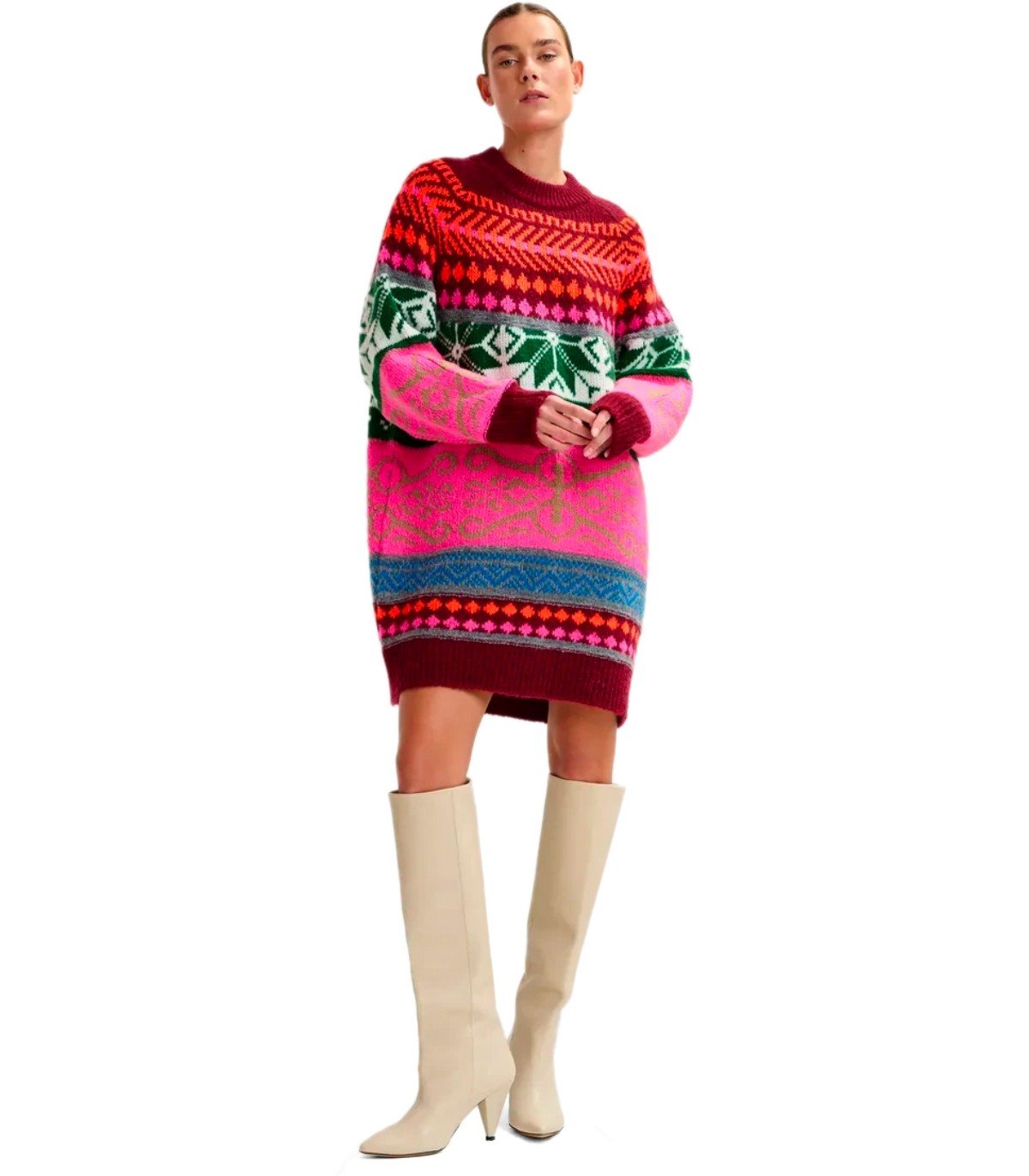 ESSENTIEL ANTWERP ICON MEHRFARBIGES KLEID