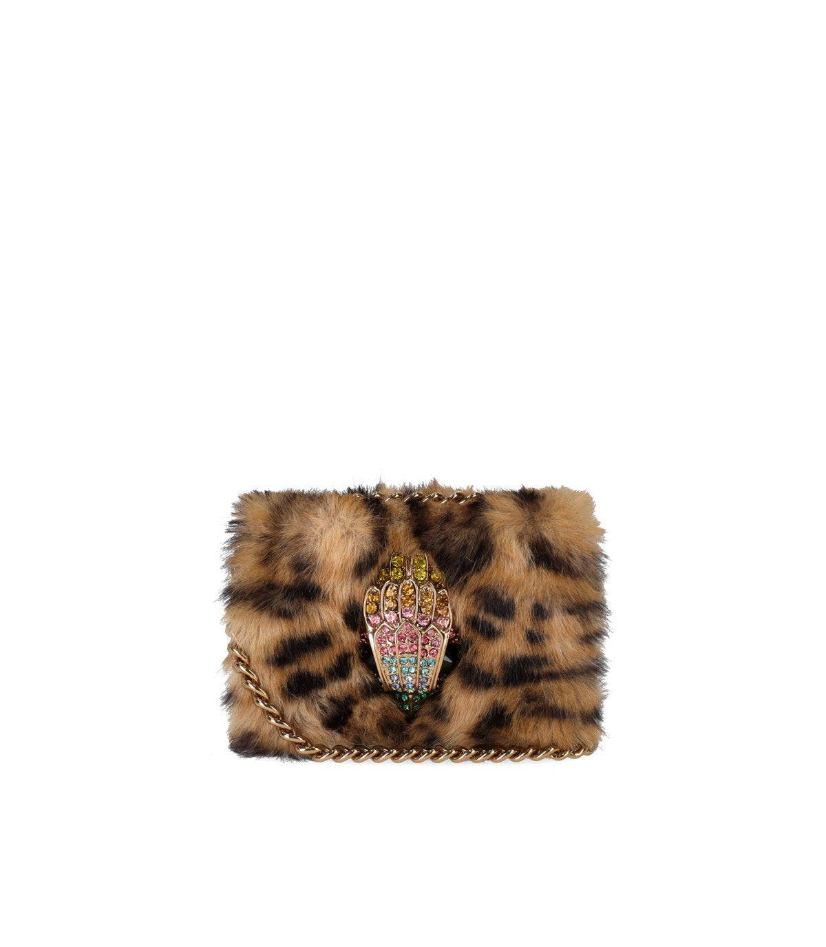 KURT GEIGER MICRO KENSINGTON BEIGE CROSSBODY BAG