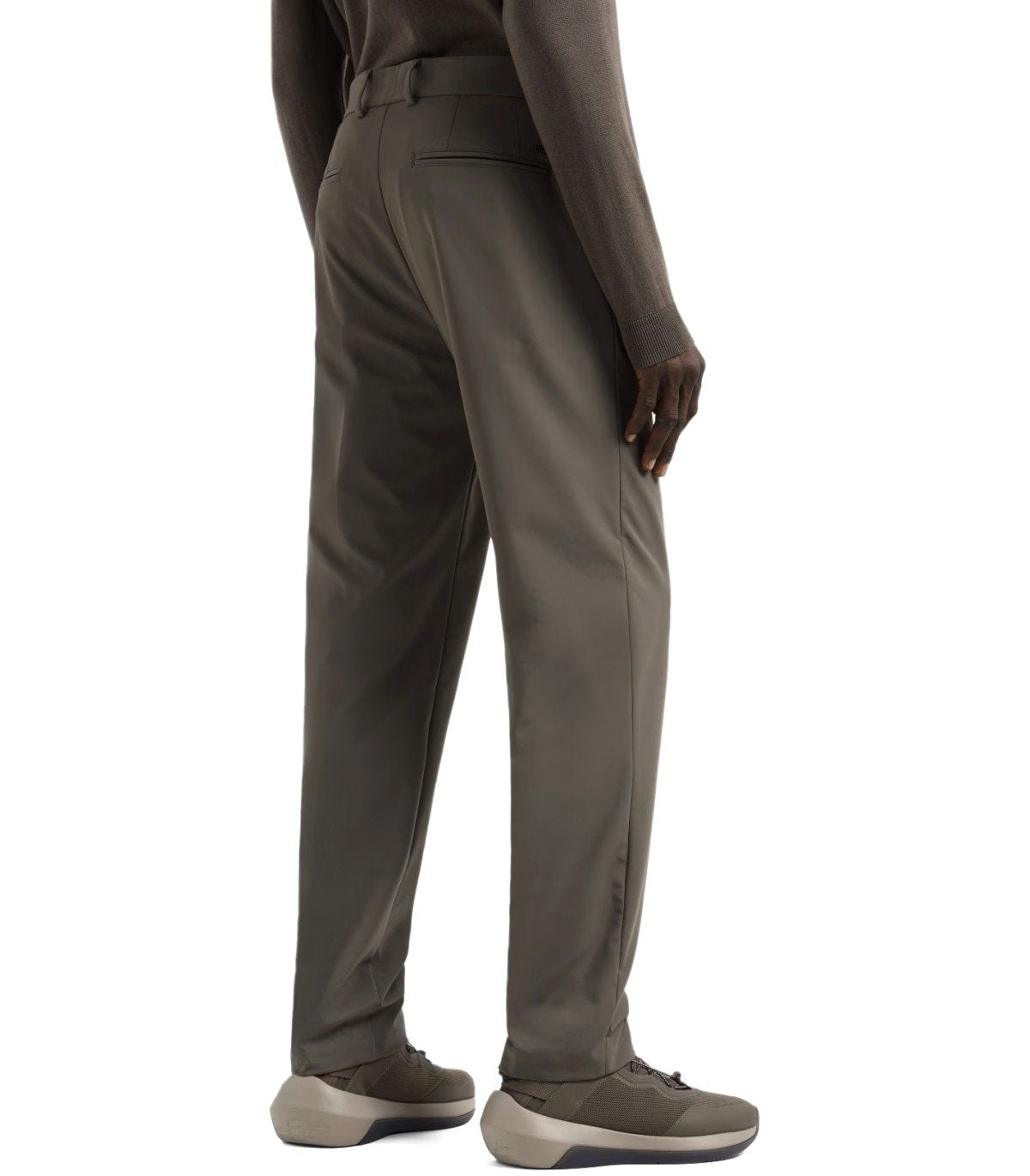 EMPORIO ARMANI TRAVEL ESSENTIAL BROWN PANTS