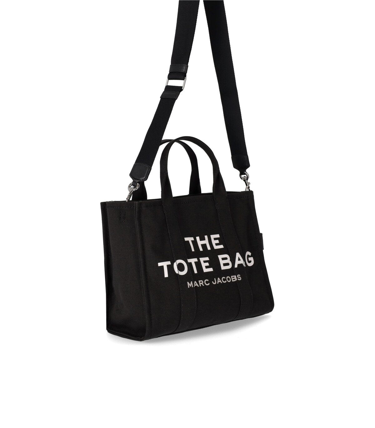 MARC JACOBS THE CANVAS MEDIUM TOTE BLACK HANDBAG