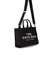 MARC JACOBS THE CANVAS MEDIUM TOTE BLACK HANDBAG