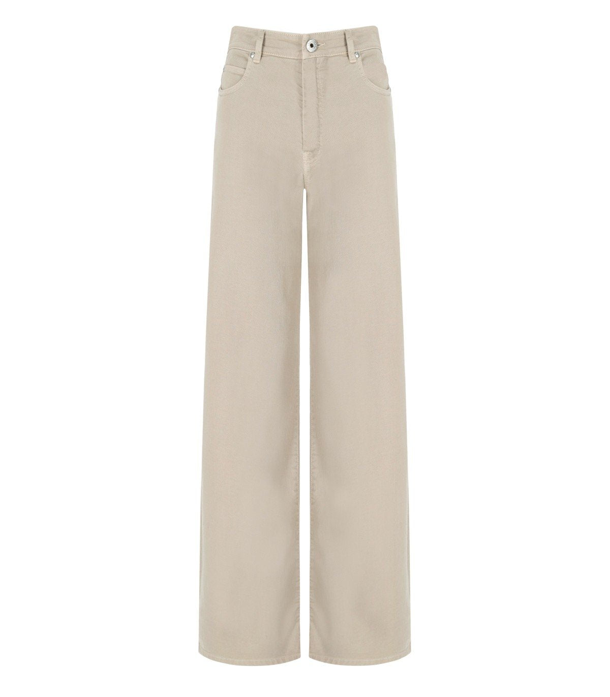 MAX MARA WEEKEND MEDINA SABBIA WIDE LEG JEANS