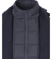 MANUEL RITZ MELANGE BLUE COAT