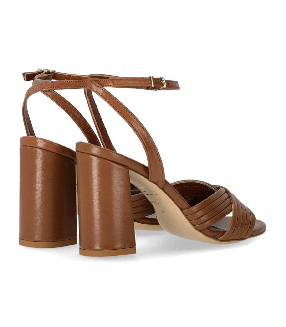 NCUB LIGHT BROWN HEELED SANDAL