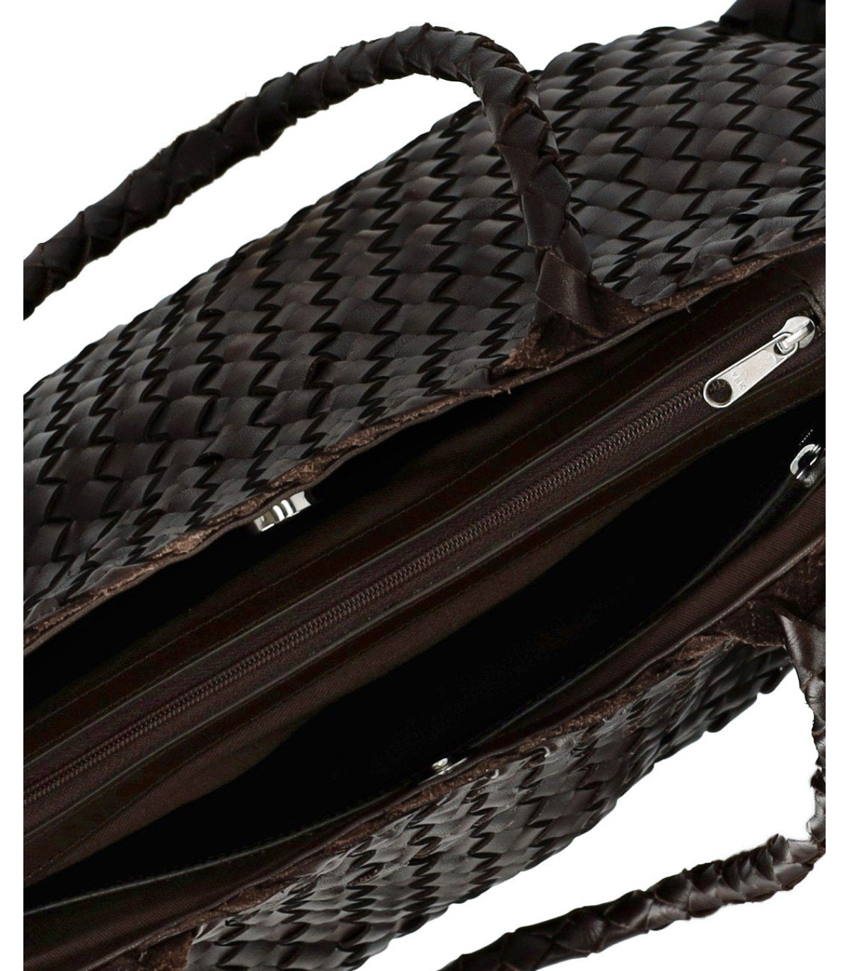 BOLSO DE HOMBRO VINTAGE MESH MARRÓN OSCURO DRAGON DIFFUSION