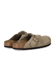 CLOG UNISEX BOSTON SUEDE TAUPE BIRKENSTOCK
