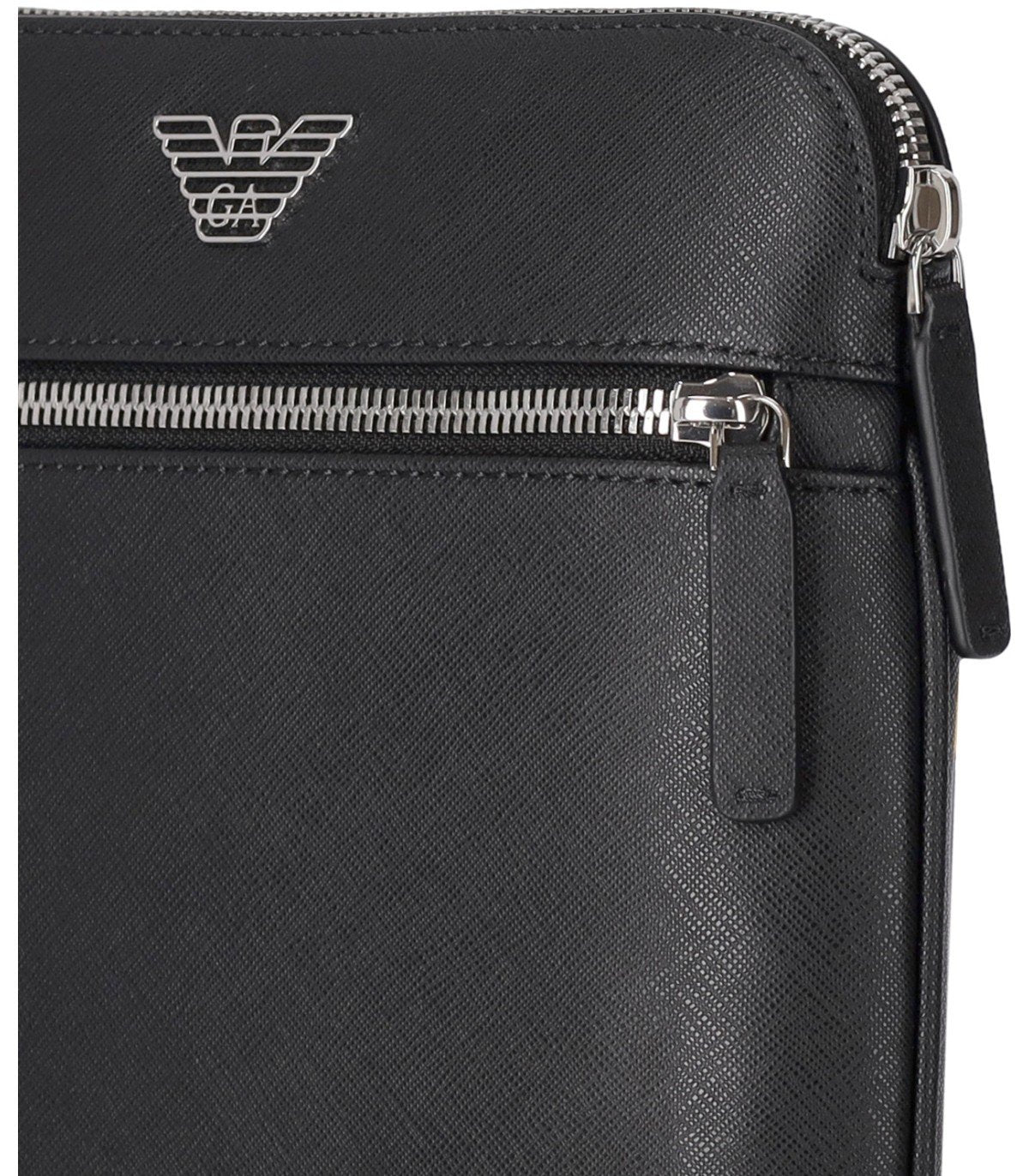 EMPORIO ARMANI BLACK CROSSBODY BAG