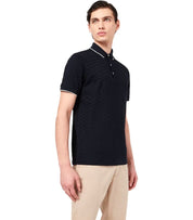 EMPORIO ARMANI NAVY BLUE POLO SHIRT