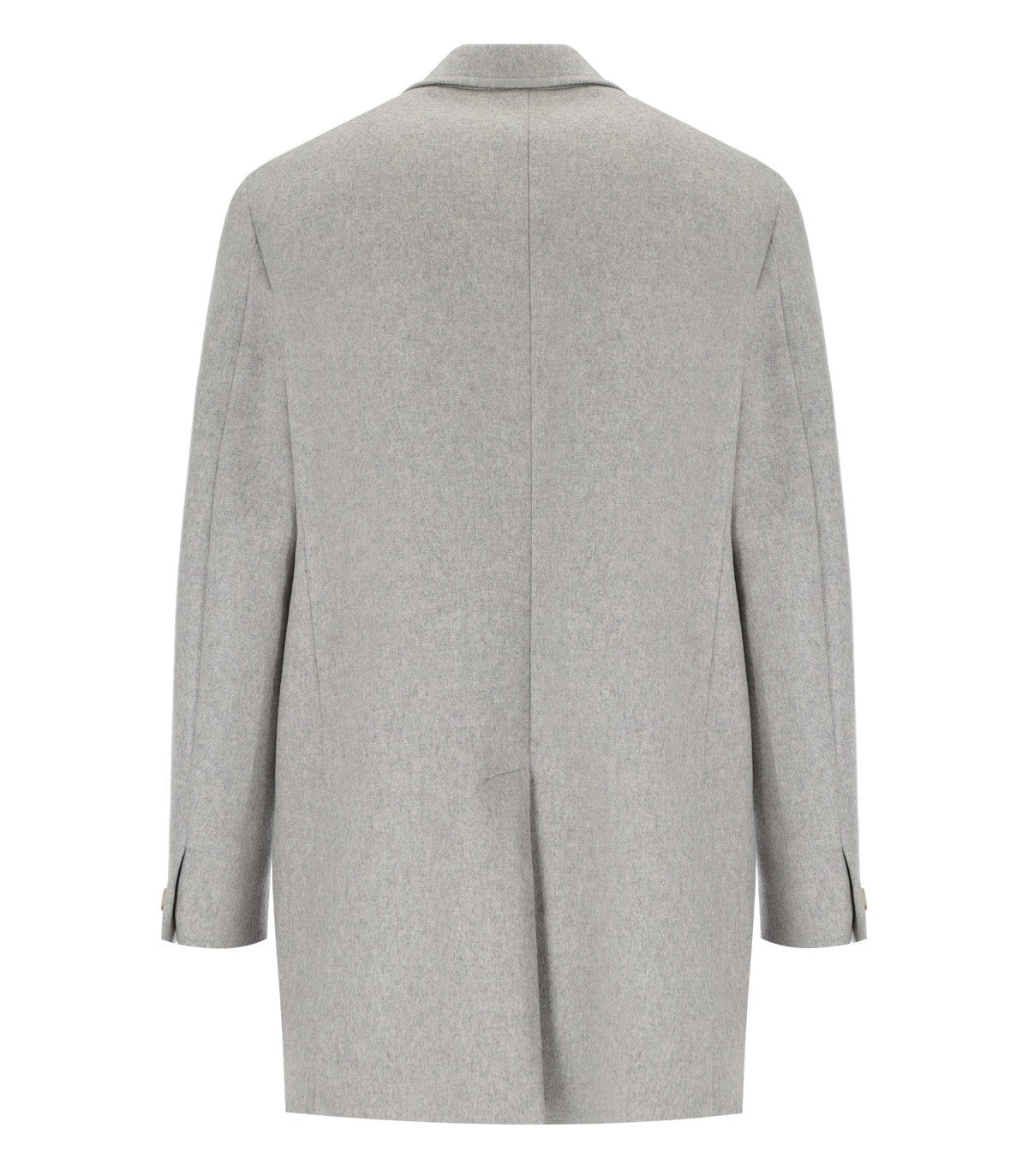 MANUEL RITZ GREY SINGLE-BREASTED COAT