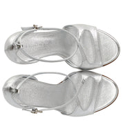 SERGIO LEVANTESI HONEY SILVER HEELED SANDAL