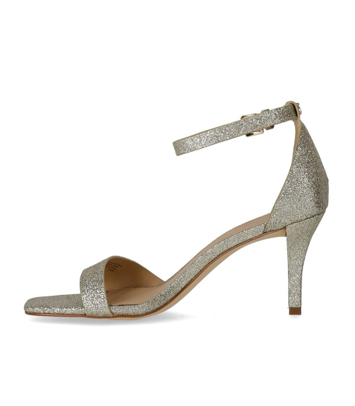 MICHAEL KORS JAIDA GOLD HEELED SANDAL