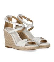 MICHAEL KORS MANDY WHITE WEDGE SANDAL