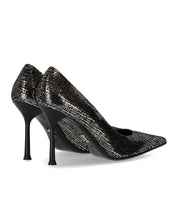 SERGIO LEVANTESI MUSA BLACK SILVER PUMP