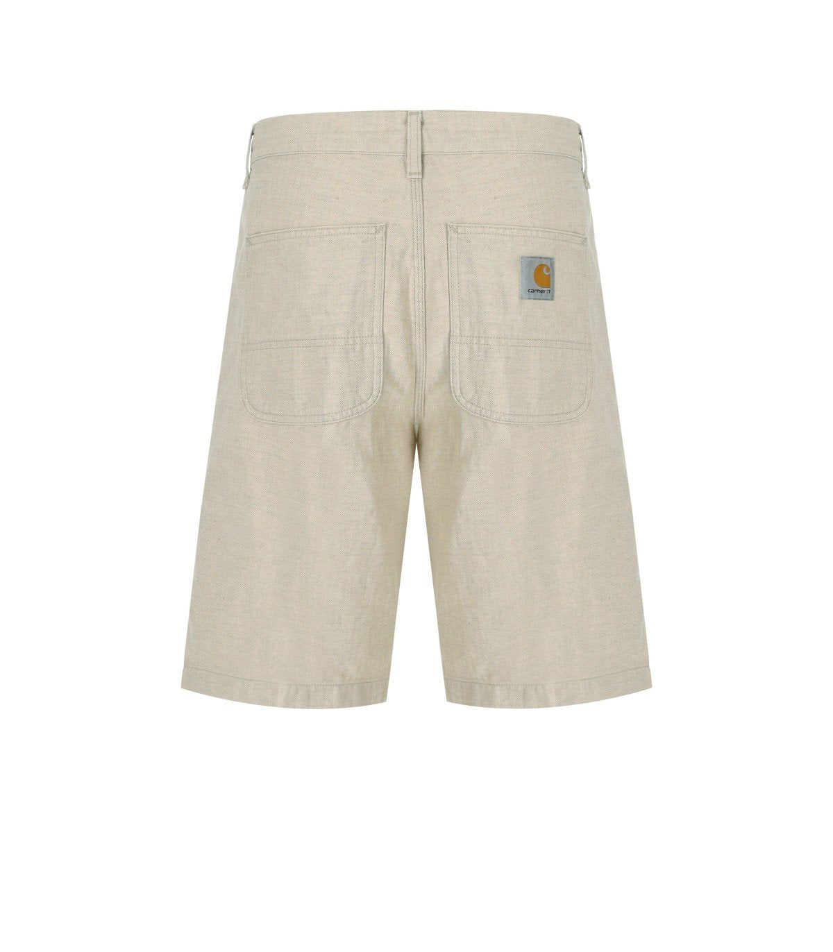 CARHARTT WIP COOPER HERRINGBONE FLEUR DE SEL BERMUDA SHORTS